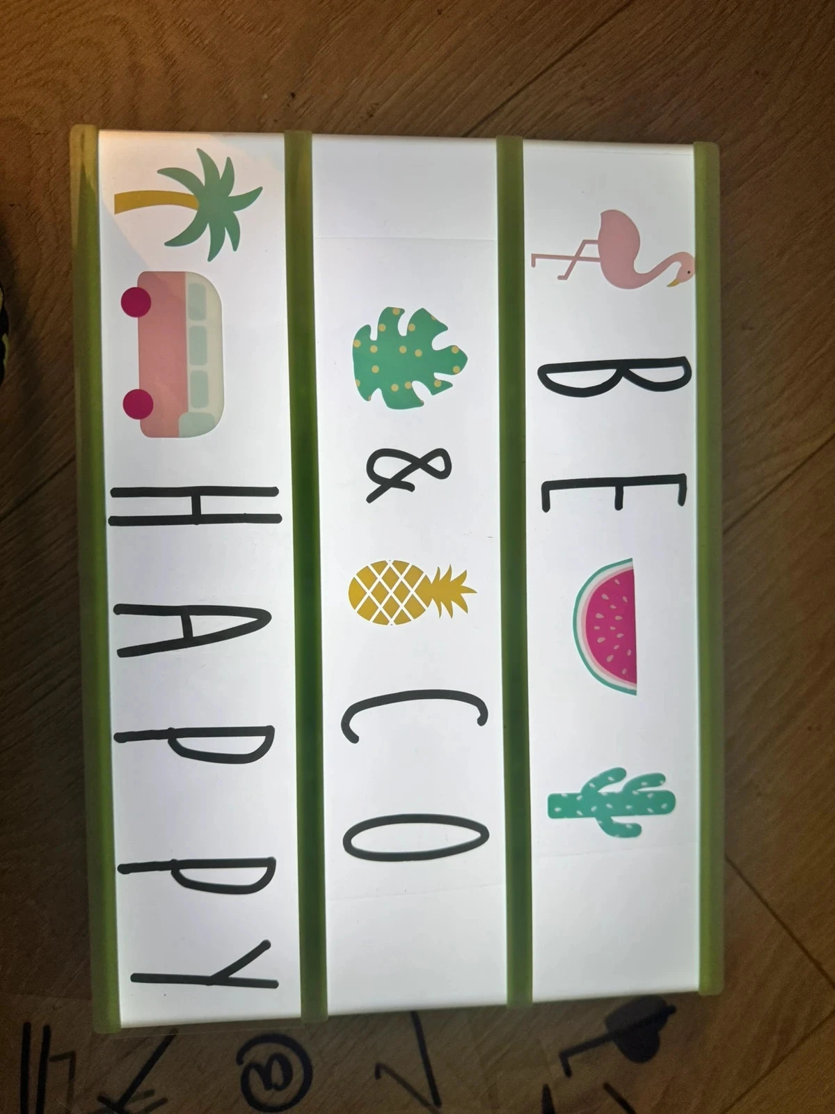 Customizable LED light box – Very Good condition – photo 2